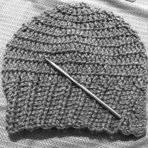 Hand crafted “slouchy” style hat